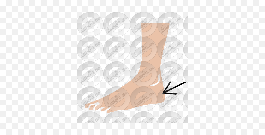 Heel Stencil For Classroom Therapy Use - Great Heel Clipart Calf Length Emoji,Heel Clipart