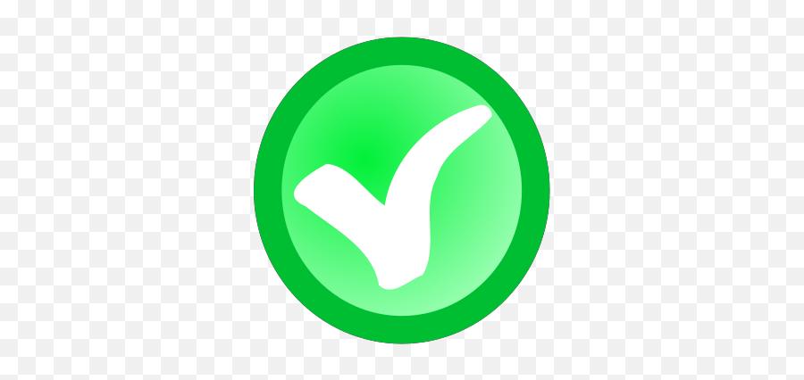 Small White Check Mark On Green Circle Svg Vector Small - Language Emoji,White Check Mark Png