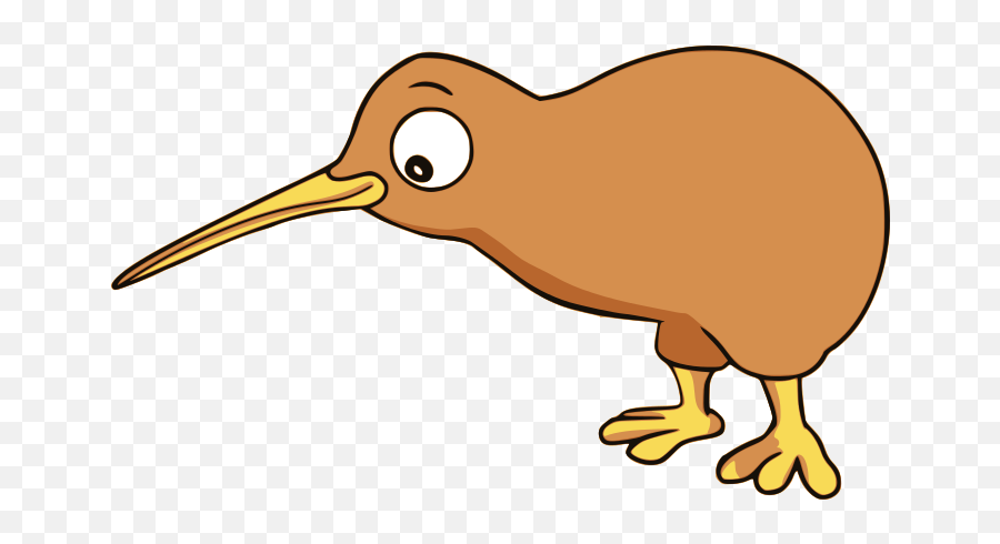 Kiwi Clipart Animalskkiwi Clipart - Kiwi Bird Clipart Kiwi Bird Kiwi Cartoon Emoji,K Clipart