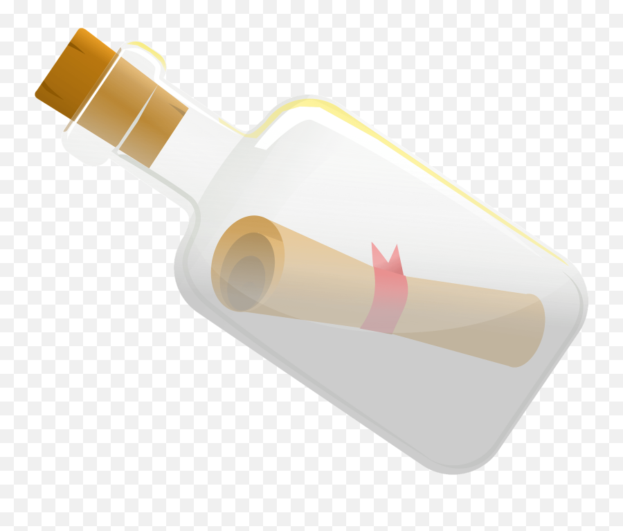 Message In A Bottle Clipart Emoji,Message In A Bottle Clipart