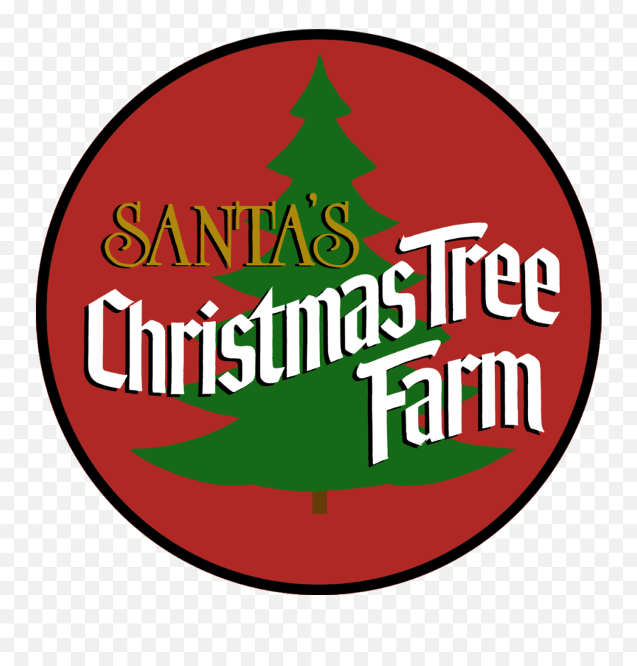 Santas Christmas Tree Farm Li Emoji,Christmas Tree Logo