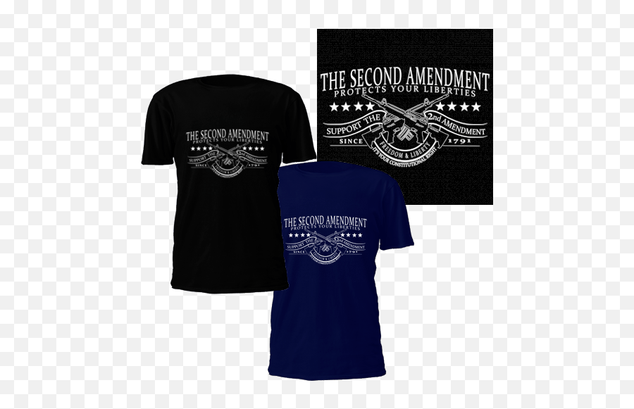 The Second Amendment Protects Your Libertiesu201d T - Shirt Shop Rbn Emoji,2nd Amendment Logo