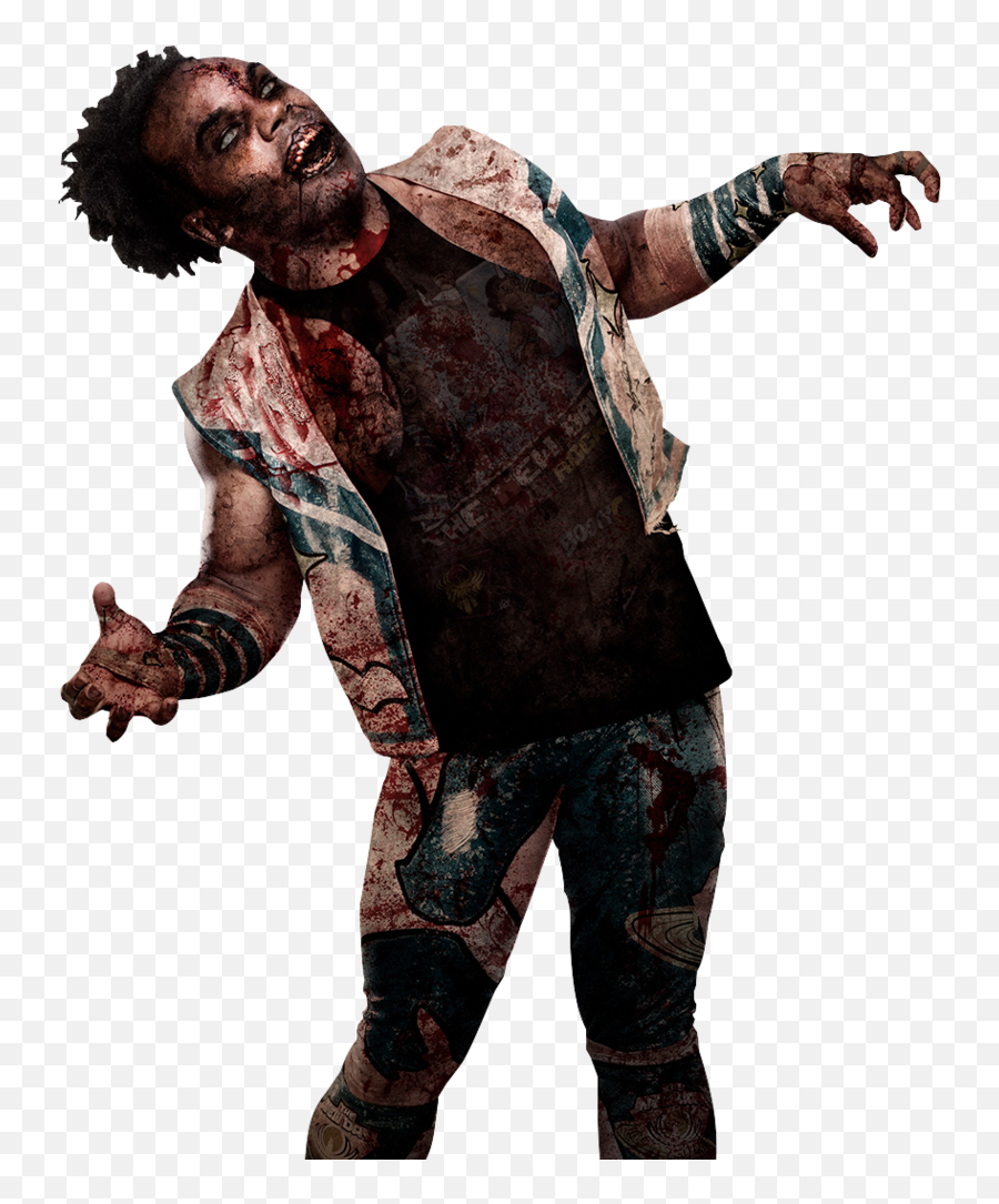 Mythical Creature Xavier Woods Clip - Transparent Background Zombie Png Emoji,Zombie Png