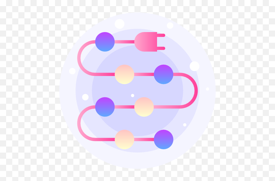 String Lights - Free Christmas Icons Emoji,String Of Christmas Lights Png