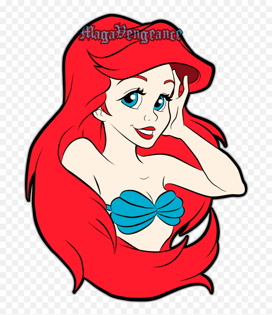 Download Ariel Little Mermaid Vector - Full Size Png Image Emoji,Ariel Transparent