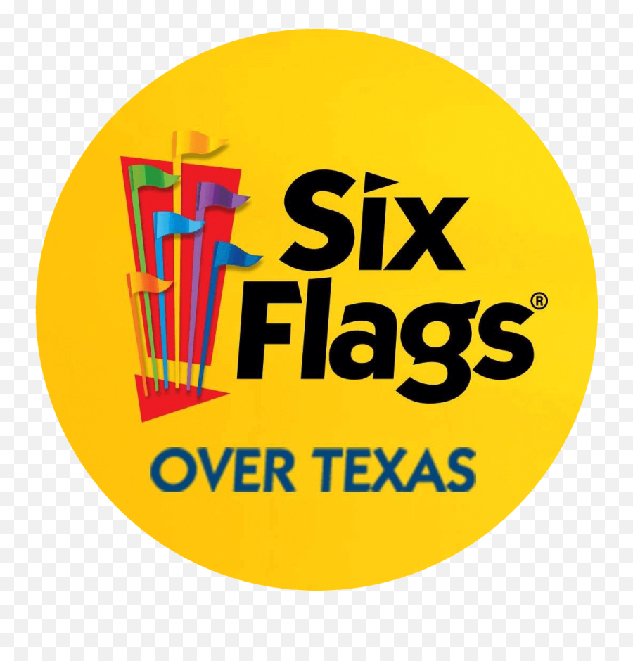 Six Flags Over Texas - Six Flags Emoji,Six Flags Logo