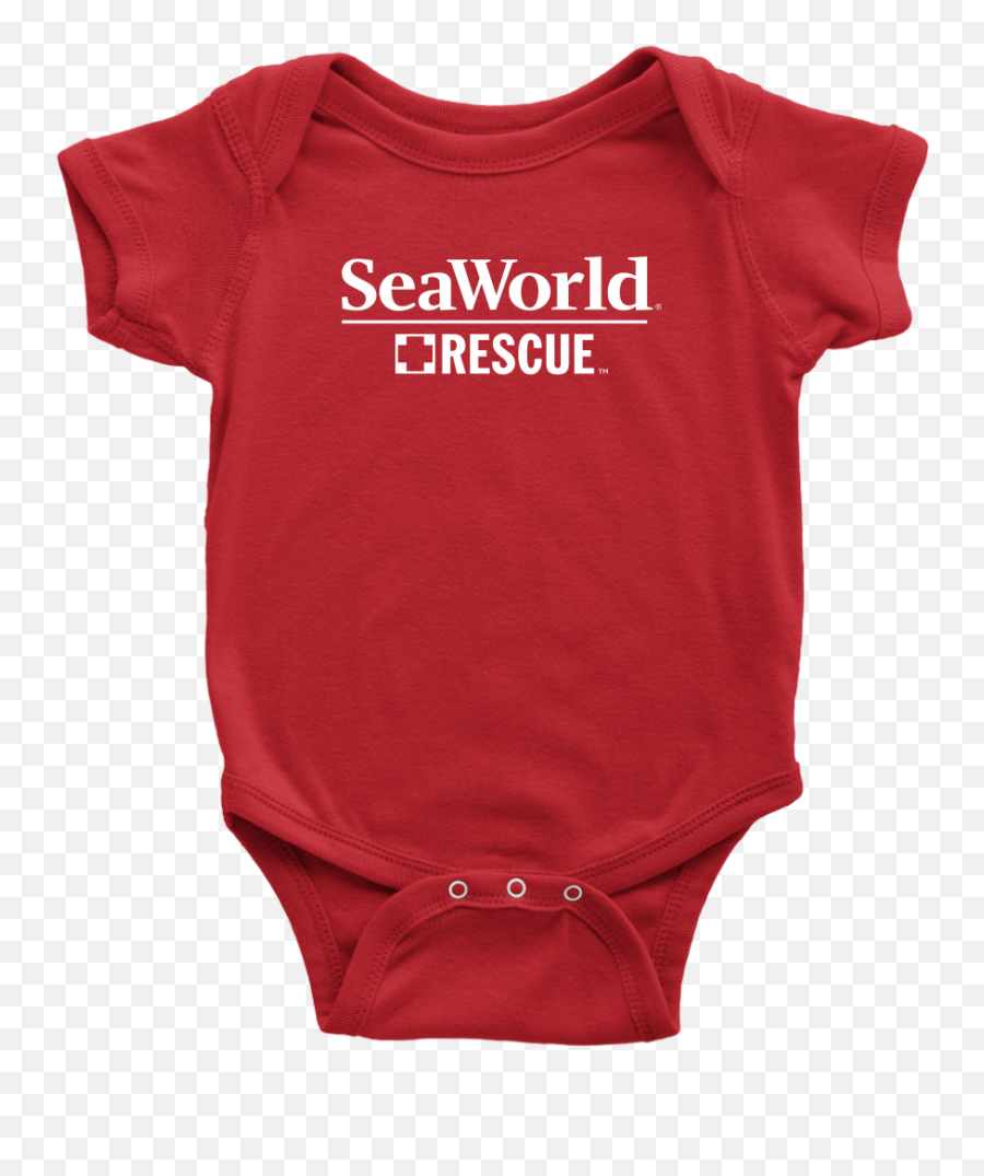 Seaworld Rescue Logo Baby Onesie - Seaworld Rescue Emoji,Seaworld Logo