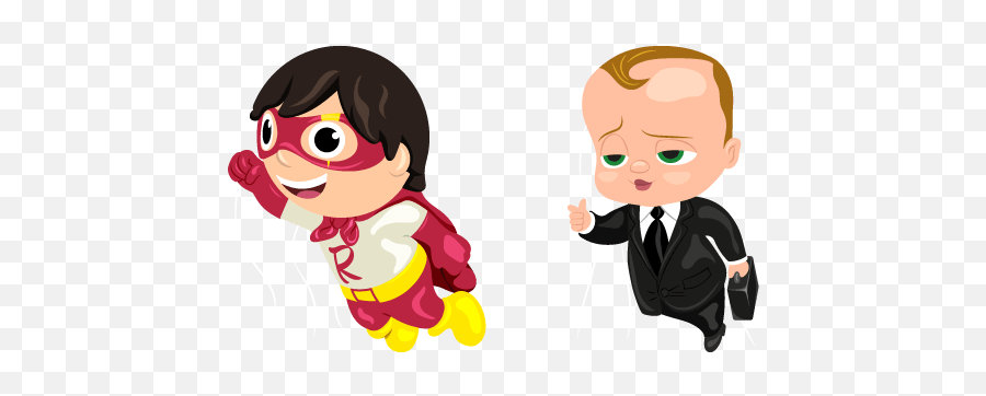 Boss Baby Cursor - Red Titans Thanksgiving Day Parade Emoji,Boss Baby Logo