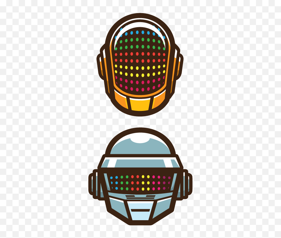 Daft Punk Vector On Behance Ehs Logo Pinterest Tron Legacy - Daft Punk Chibi Emoji,Behance Logo