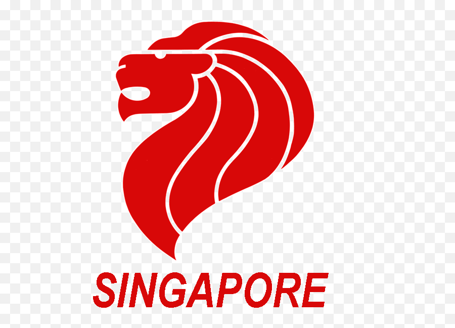 Singapore Lion Head Symbol Png 3 Png - Lion Head Logo Singapore Emoji,Lion Head Logo