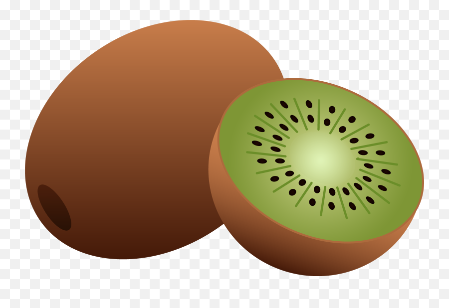 Kiwi Fruit Clipart Free Image - Kiwi Fruit Clipart Png Emoji,Fruit Clipart