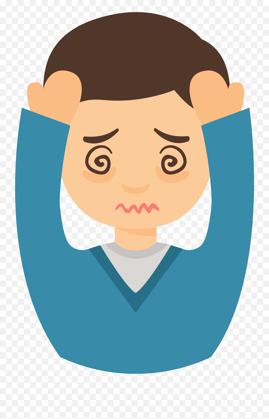 Pain Migraine Headache Symptom Common Cold - Vector Children Transparent Headache Clipart Emoji,Pain Clipart