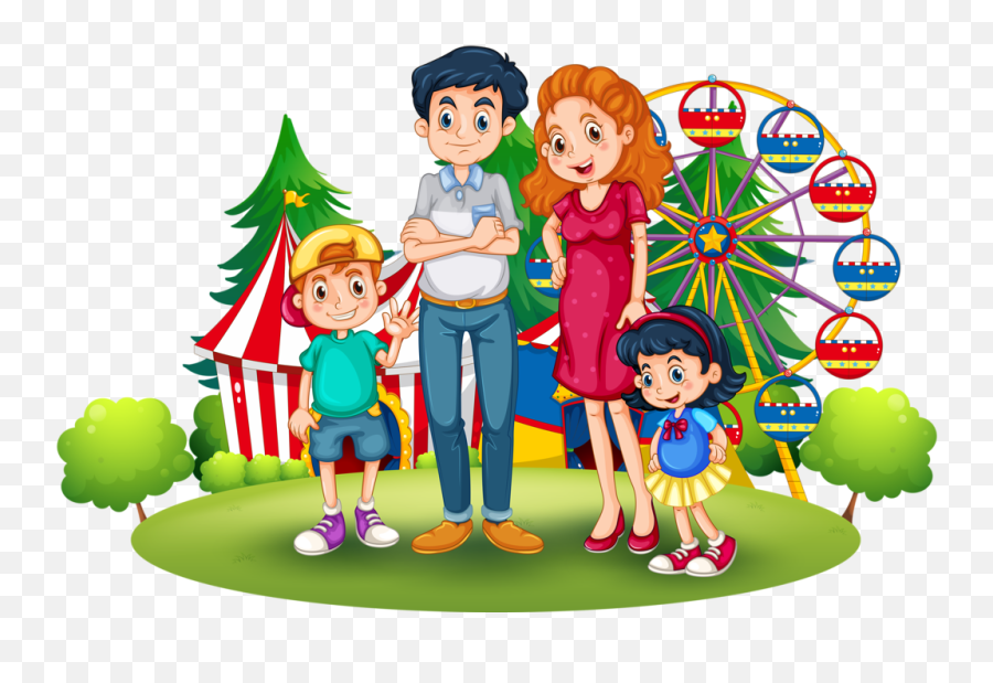 Park Clipart Happy Family - Family Bond Family Bonding Clipart Emoji,Park Clipart