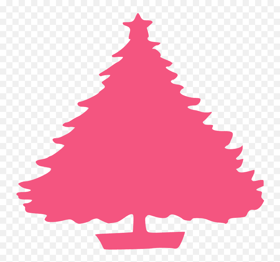 Christmas Tree Silhouette - Free Vector Silhouettes Creazilla Pink Chrisrmas Tree Silhouette Emoji,Pine Tree Silhouette Png