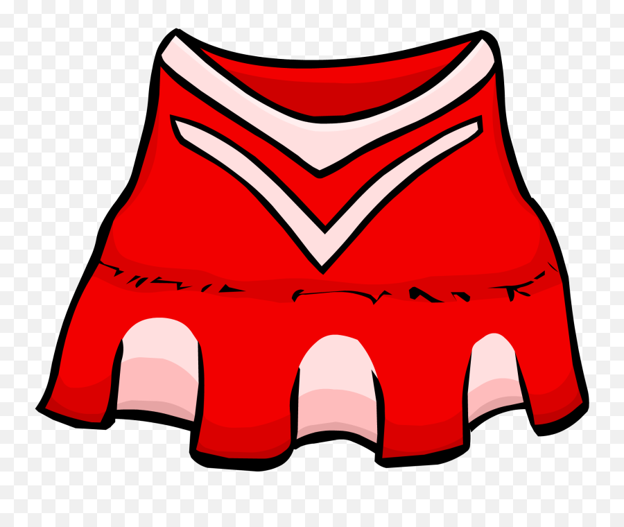 Cheerleader Clipart Clothes - Transparent Cheer Outfit Clipart Emoji,Cheerleader Clipart