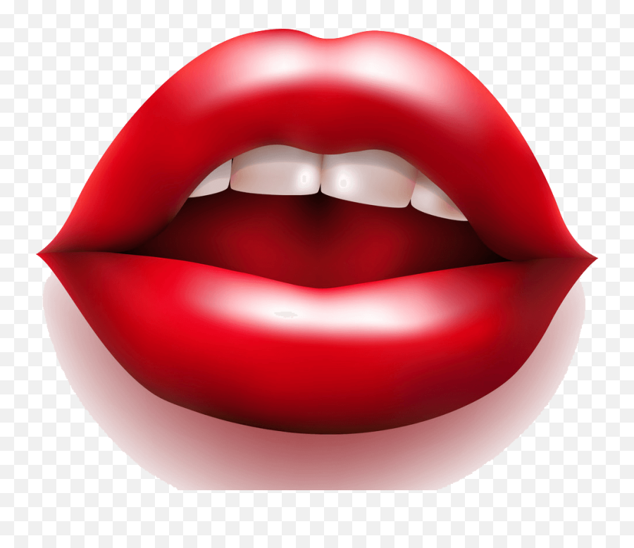 Lips Clipart Transparent Background Emoji,Red Lips Clipart