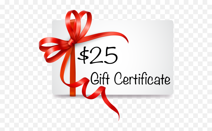 25 Tip Top Gift Certificate - Gift Certificate Clipart Emoji,Certificate Clipart