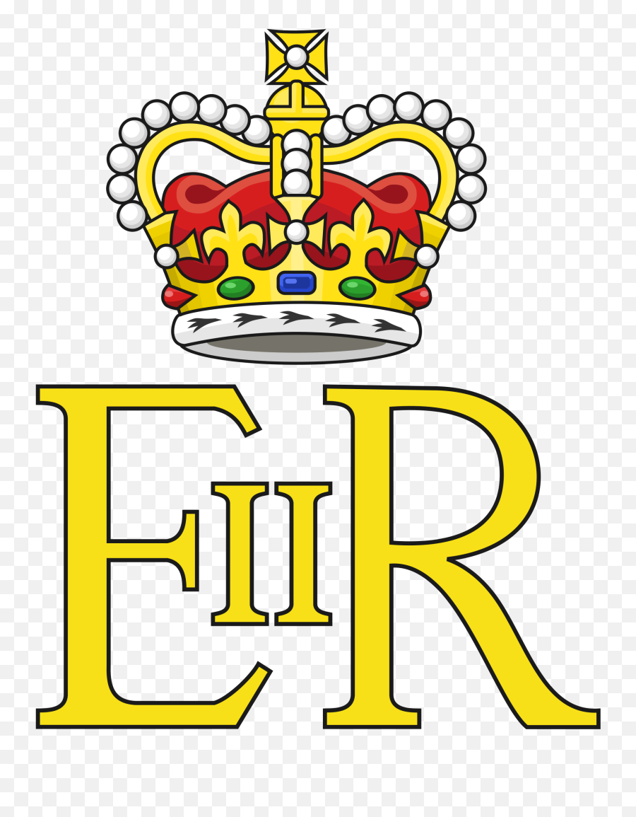 Titles And Honours Of Elizabeth Ii - Elizabeth Ii Royal Cypher Emoji,Queen Crown Logo