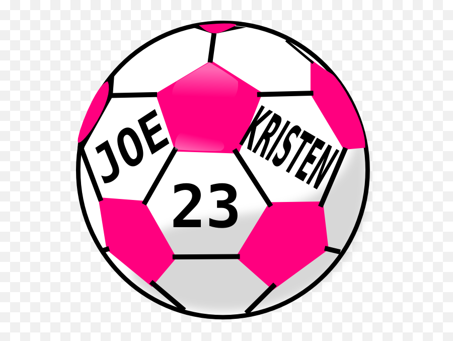 Soccer Ball Clipart Png - Pink Soccer Ball Clipart Circle Soccer Ball Clipart Emoji,Soccer Ball Clipart Png