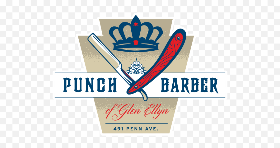 Punch Barber Shop - Glen Ellyn Illinois Barber Shop Emoji,Punch Out Logo