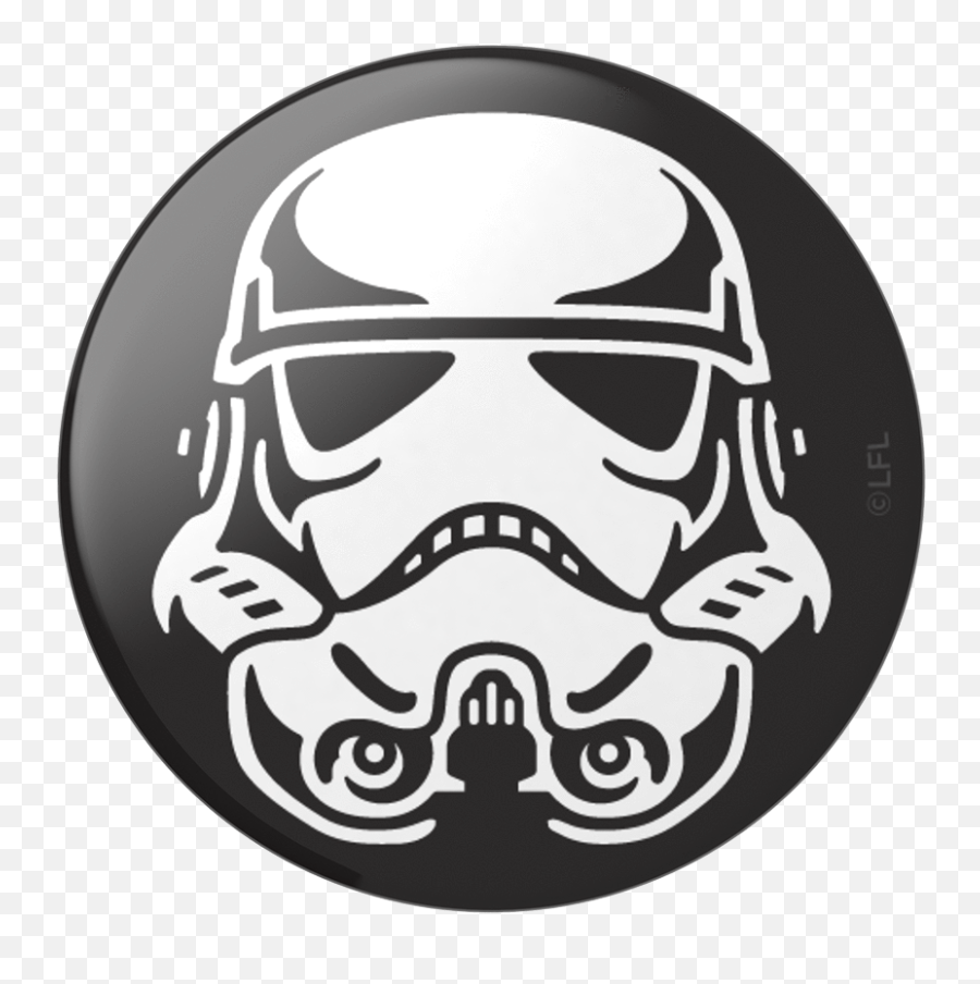 Pop Socket - Stormtrooper Neon Light Emoji,Stormtrooper Logo