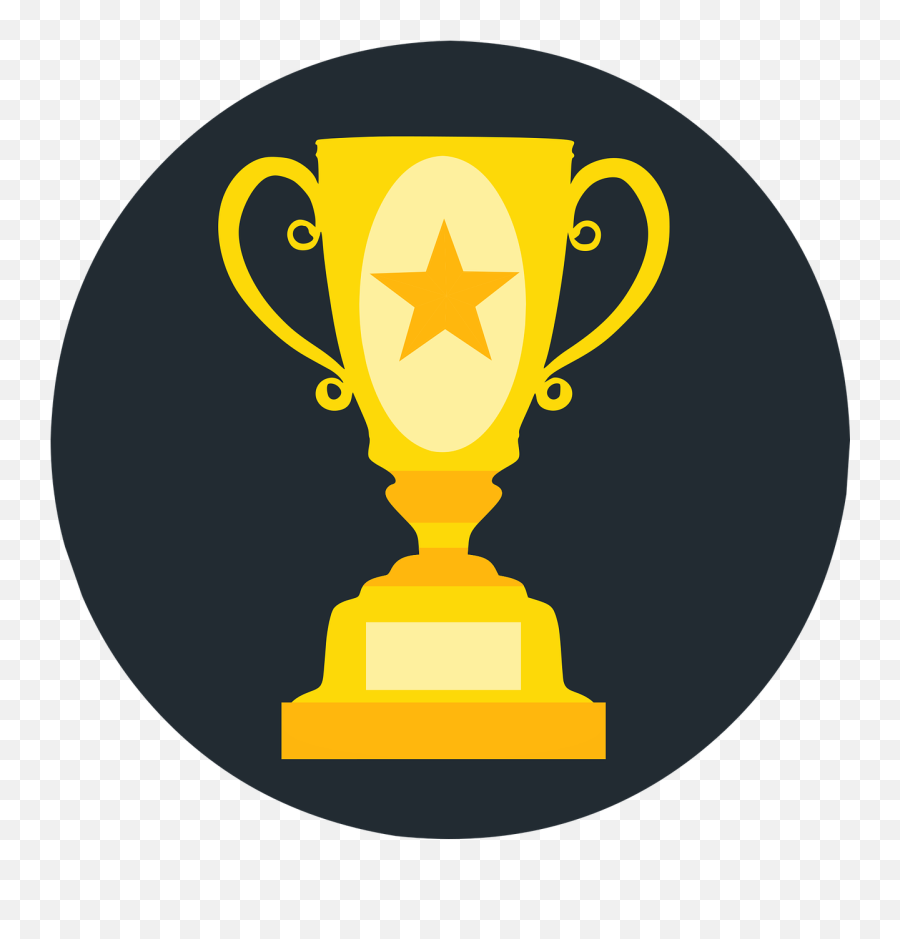 Win Prize Trophy - Free Vector Graphic On Pixabay Emoji,Gold Trophy Png