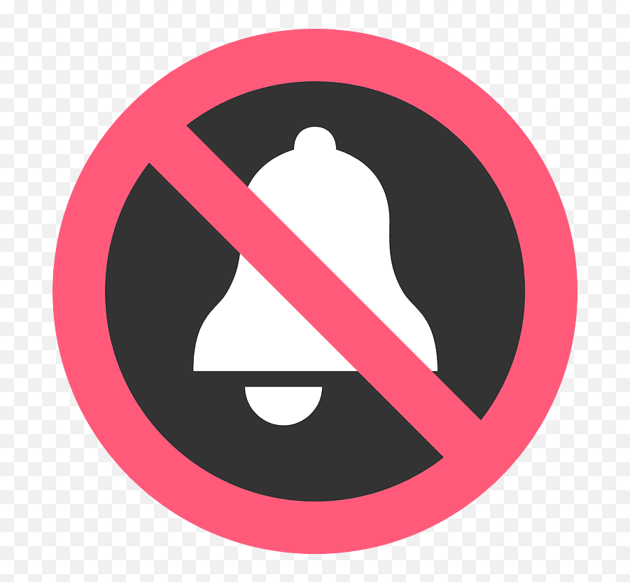 Bell With Slash Emoji Clipart Free Download Transparent,Red Slash Png