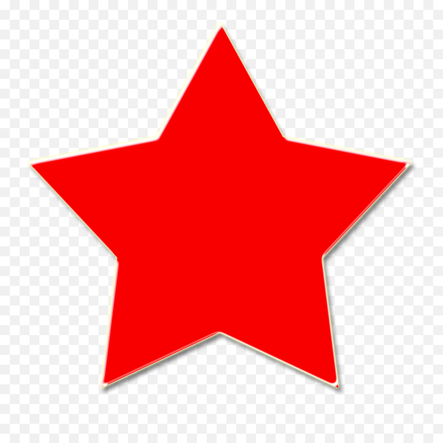 Red Star Transparent Png Background Free Download - Free Emoji,Yellow Star Transparent Background