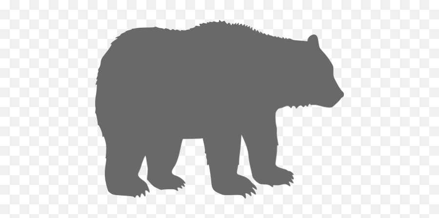 American Black Bear Polar Bear Silhouette Clip Art - Bear Emoji,Black Bear Clipart Black And White