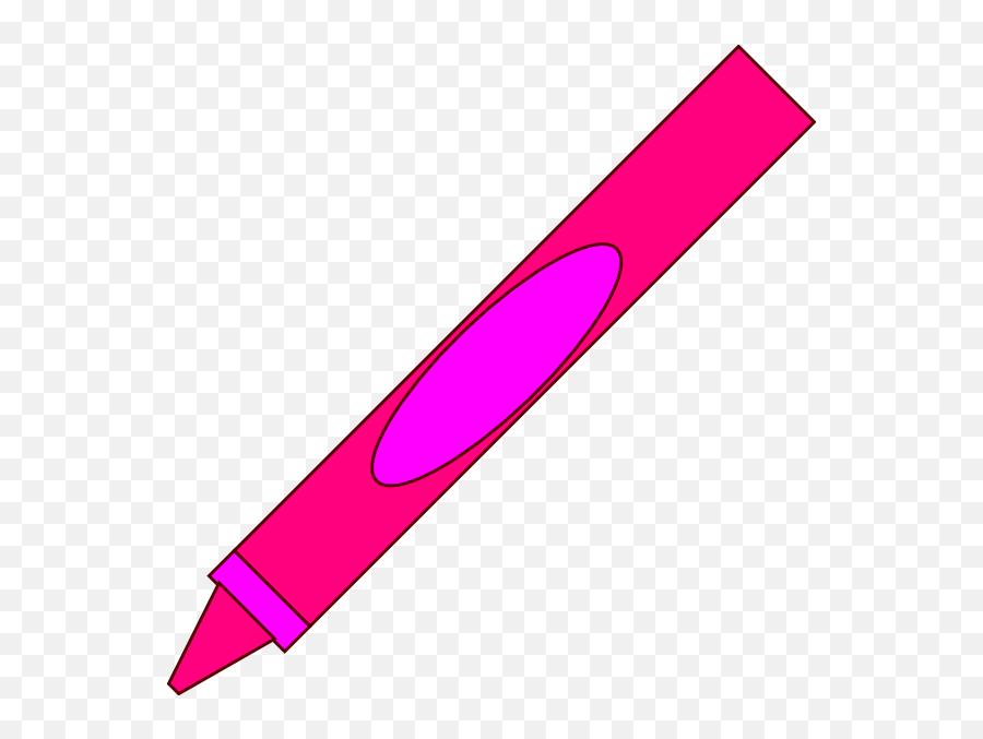 Library Of Pink Crayon Picture Free Png - Pink Crayon For Kids Emoji,Crayon Clipart