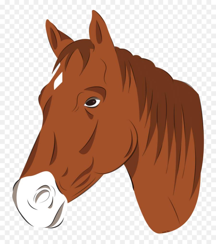 Vector Horse Head Png Clipart - Clipart Horse Head Png Emoji,Horse Head Clipart