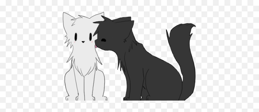 Anime Cat Gif Transparent Background - Chibi Anime Wolf Gif Emoji,Anime Gif Transparent