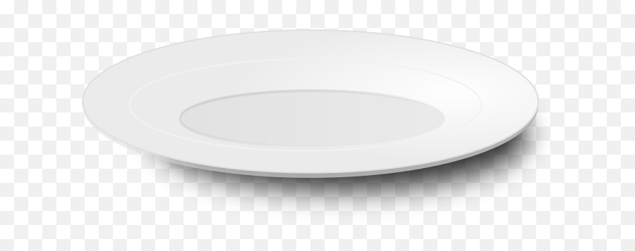 White Dinner Plate Transparent Image Png Arts - Plate Transparent Background Emoji,Home Plate Clipart