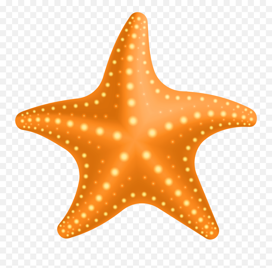 Free Clip Art - Red Star Fish Clipart Emoji,Starfish Clipart