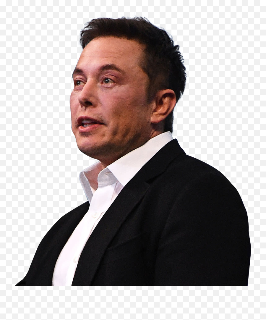 Talking Elon Musk Transparent Emoji,Elon Musk Transparent