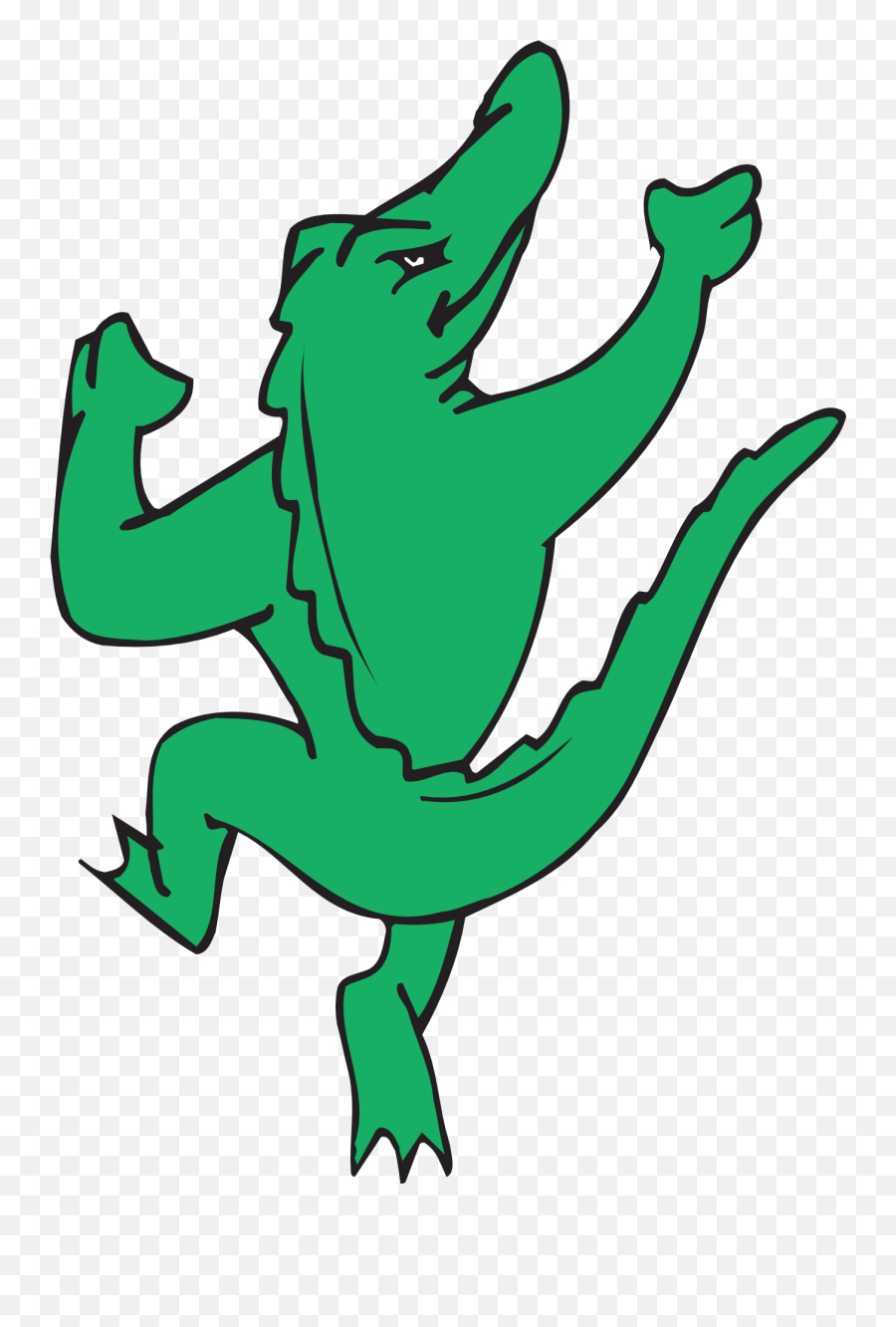 Happy Dancing Alligator Clipart Free Image - Chomping Alligator Png Gif Emoji,Alligator Clipart