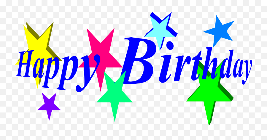 Free Birthday Happy Birthday Clipart - Happy Birthday Text Emoji,Birthday Clipart