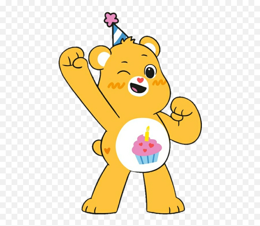 Birthday Bear - Birthday Bear Care Bear Emoji,Bear Png