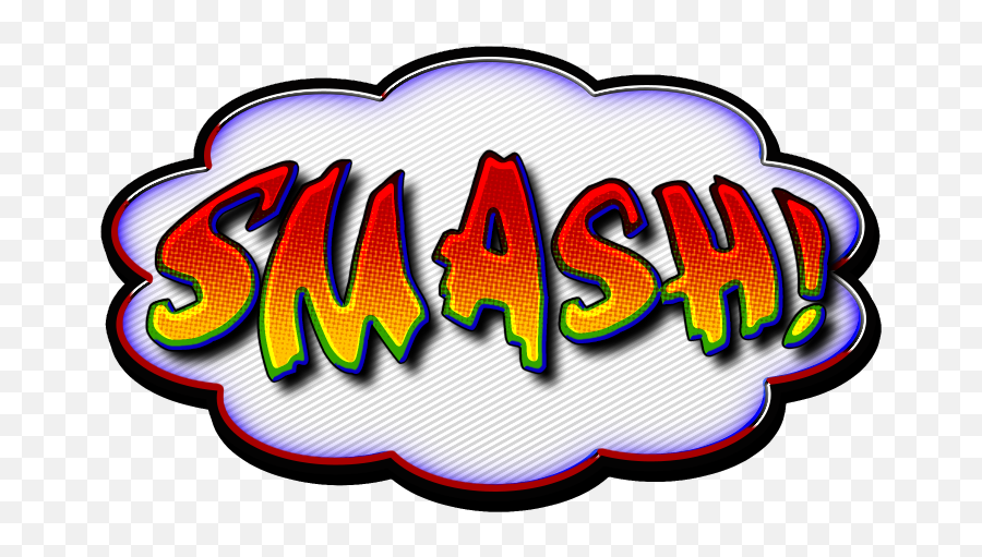 Comic Book Smash Png Png Image With No - Speech Balloon Emoji,Pop Clipart