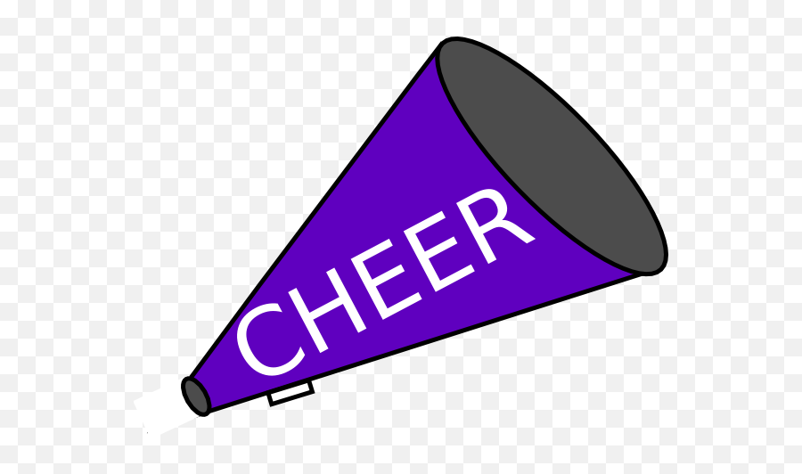 Cheer Megaphone Cheerleader Clipart 3 - Purple Cheer Megaphone Clipart Emoji,Cheerleader Clipart