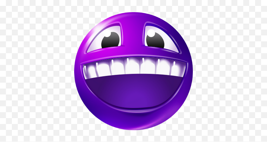 Hy Smiley Violet Content - Émoticône Clipart Cartoon Smiley Violet Emoji,Smiley Clipart