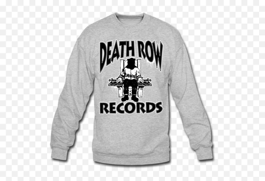 Death Row Records Crewneck Sweatshirt - Ft Island Emoji,Death Row Records Logo