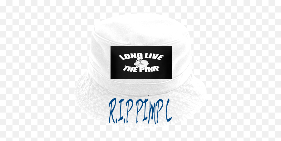Rip Pimp C Short Brim Custom Bucket Hats - Costume Hat Emoji,Pimp Hat Png