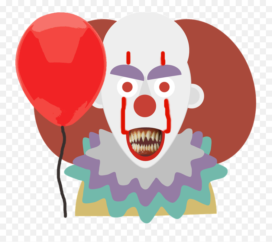 Download Hd Clown Clipart Scary - Scary Movie Png Transparent Scary Movie Clipart Emoji,Clown Clipart