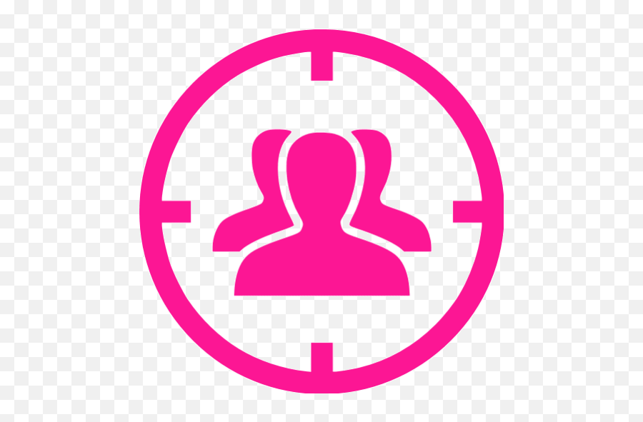 Deep Pink Target Audience Icon - Free Deep Pink Seo Icons Emoji,Audience Clipart