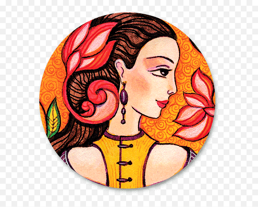 Woman And Horse Evitaworks Emoji,Boho Girl Clipart