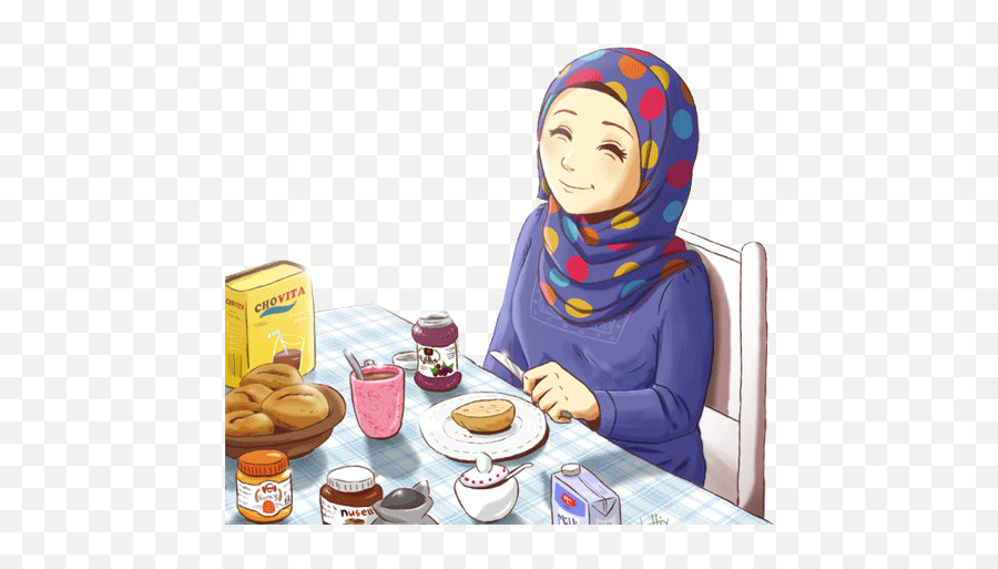 Hijabmuslimahanimedrawing Perempuan Seni Islamis Animasi Emoji,Hijab Clipart