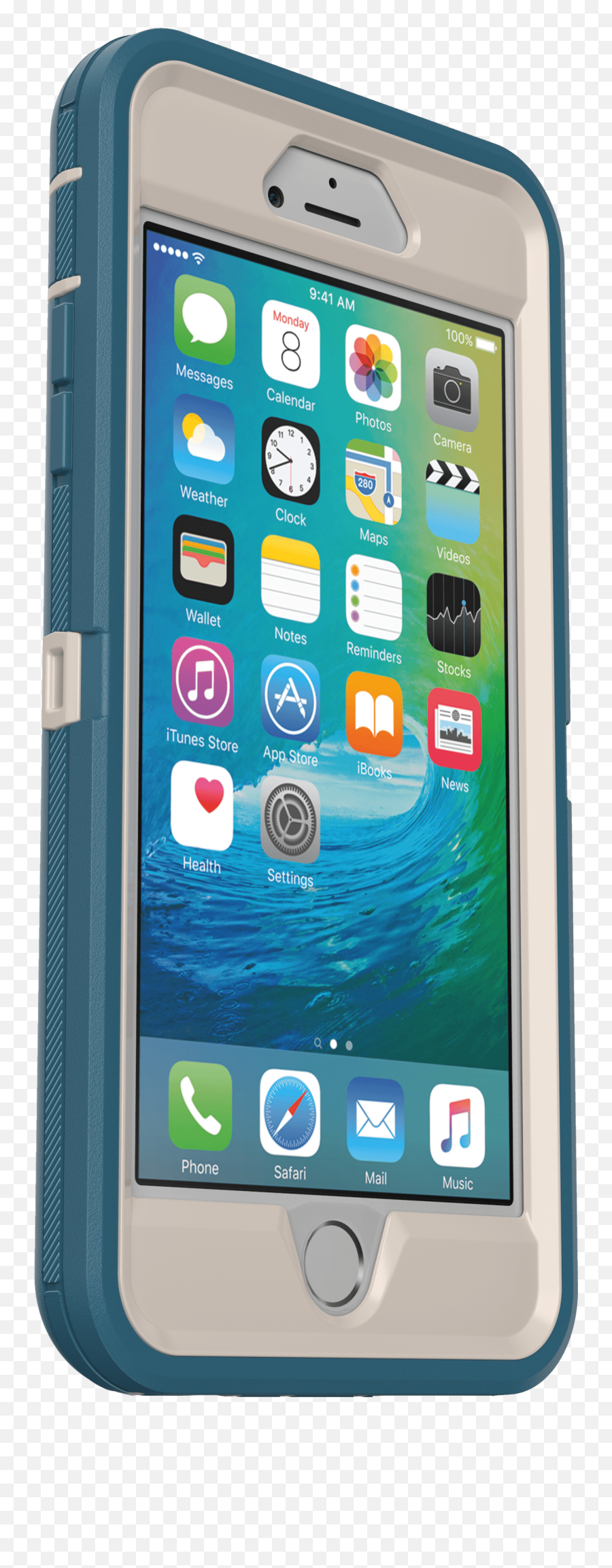 Otterbox Defender Series Pro Phone Case For Apple Iphone 6 Plus 6s Plus - Blue Emoji,Iphone 6 Stuck On Apple Logo