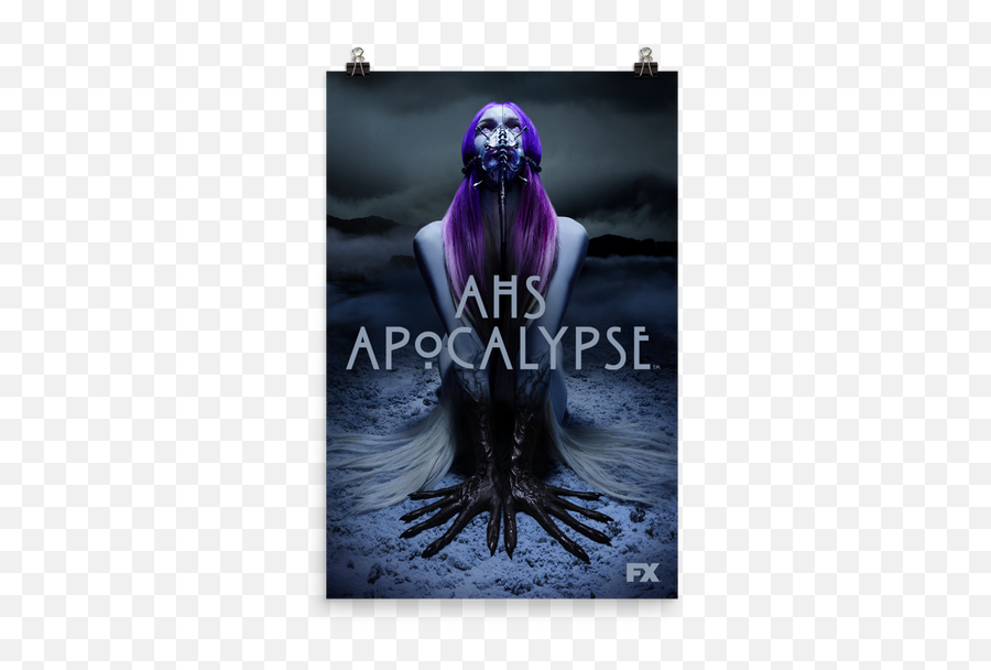 American Horror Story Apocalypse Art Premium Satin Poster Emoji,Apocalypse Png