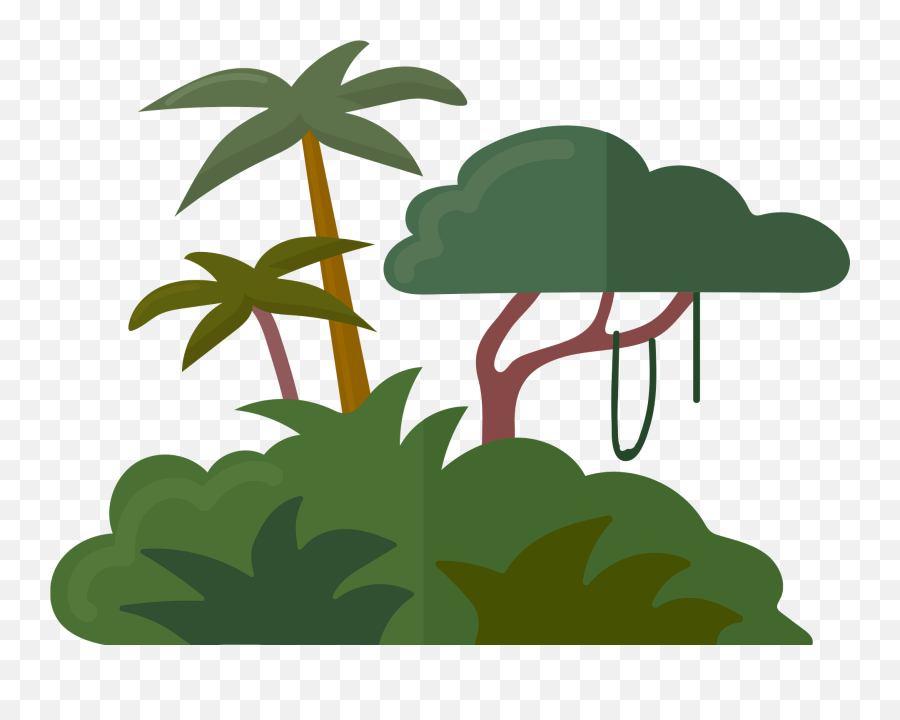 Jungle Clipart - Transparent Jungle Clip Art Emoji,Jungle Clipart